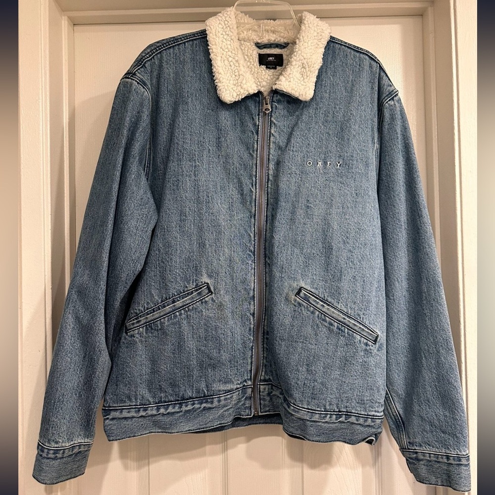 Obey denim jacket vintage